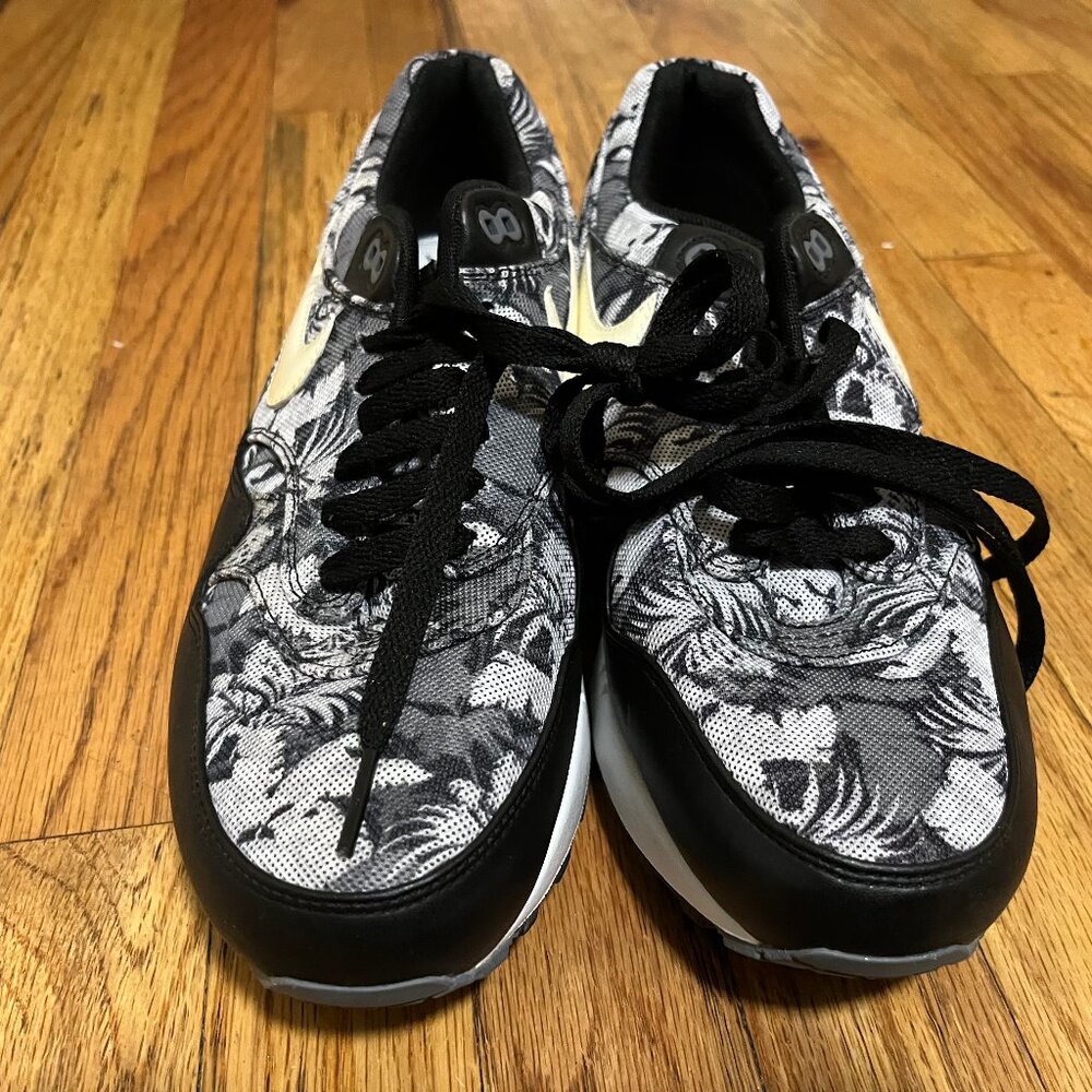 Nike Air Max 1 GPX Black TROPICAL FLORAL 684174-001 US Size 9